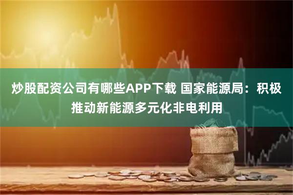 炒股配资公司有哪些APP下载 国家能源局：积极推动新能源多元化非电利用